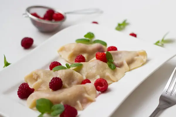 Pierogi z malinami - idealne ciasto i farsz bez soku!